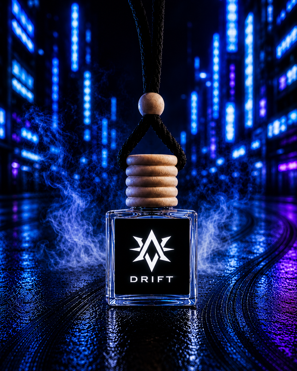 Drift premium car air freshener by Starlite Avenue - fresh bergamot and ocean spray with warm amber